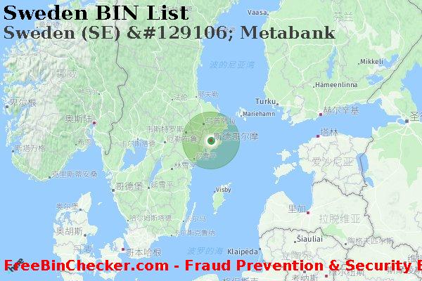 Sweden Sweden+%28SE%29+%26%23129106%3B+Metabank BIN列表