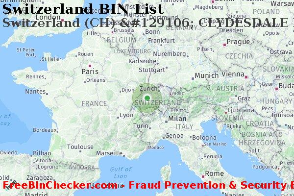 Switzerland Switzerland+%28CH%29+%26%23129106%3B+CLYDESDALE+BANK+PLC BIN List