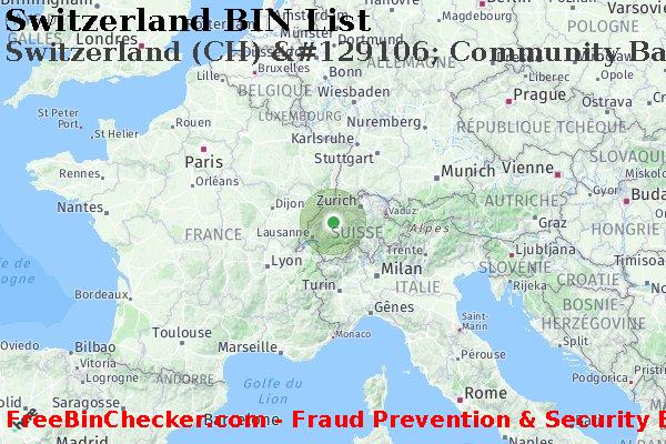 Switzerland Switzerland+%28CH%29+%26%23129106%3B+Community+Bancservice+Corporation BIN Liste 