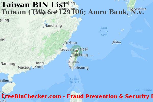 Taiwan Taiwan+%28TW%29+%26%23129106%3B+Amro+Bank%2C+N.v. BIN List
