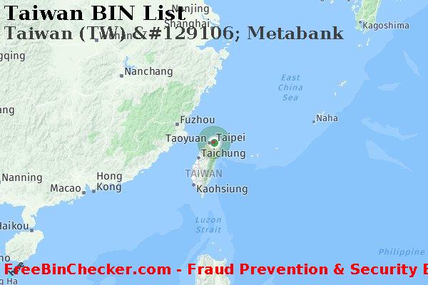 Taiwan Taiwan+%28TW%29+%26%23129106%3B+Metabank BIN Lijst