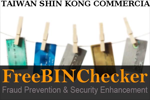 Taiwan Shin Kong Commercial Bank Co., Ltd. BIN Danh sách