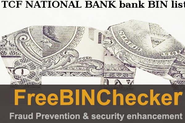 Tcf National Bank BIN List