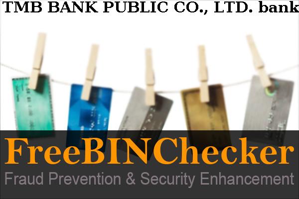 Tmb Bank Public Co., Ltd. Lista BIN