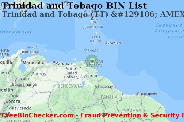 Trinidad and Tobago Trinidad+and+Tobago+%28TT%29+%26%23129106%3B+AMEX Список БИН