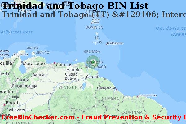 Trinidad and Tobago Trinidad+and+Tobago+%28TT%29+%26%23129106%3B+Intercommercial+Bank%2C+Ltd. BIN-Liste