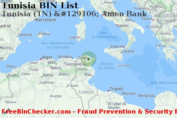 Tunisia Tunisia+%28TN%29+%26%23129106%3B+Amen+Bank BIN Liste 