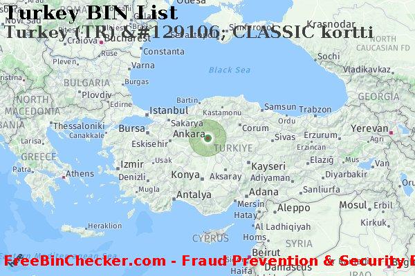 Turkey Turkey+%28TR%29+%26%23129106%3B+CLASSIC+kortti BIN List