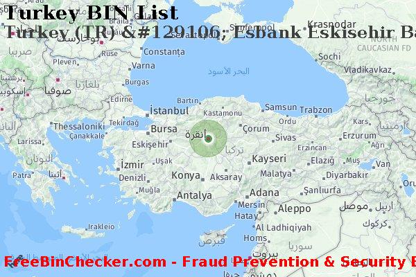 Turkey Turkey+%28TR%29+%26%23129106%3B+Esbank+Eskisehir+Bankasi+T.a.s. قائمة BIN
