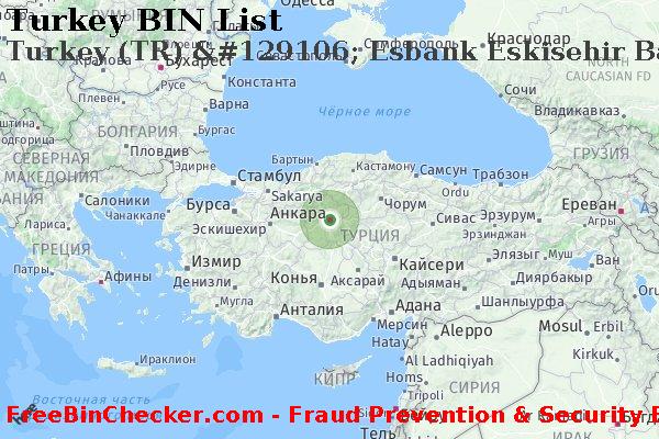 Turkey Turkey+%28TR%29+%26%23129106%3B+Esbank+Eskisehir+Bankasi+T.a.s. Список БИН
