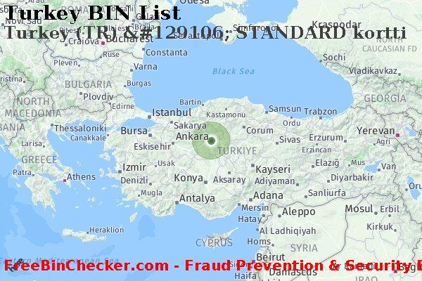Turkey Turkey+%28TR%29+%26%23129106%3B+STANDARD+kortti BIN List