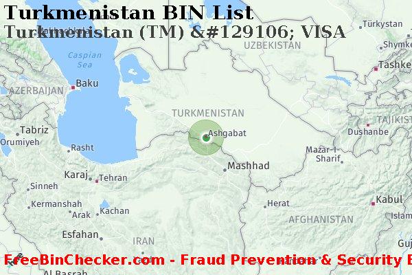 Turkmenistan Turkmenistan+%28TM%29+%26%23129106%3B+VISA BIN List