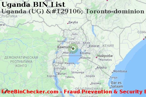 Uganda Uganda+%28UG%29+%26%23129106%3B+Toronto-dominion+Bank Список БИН