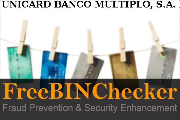 Unicard Banco Multiplo, S.a. BIN Danh sách
