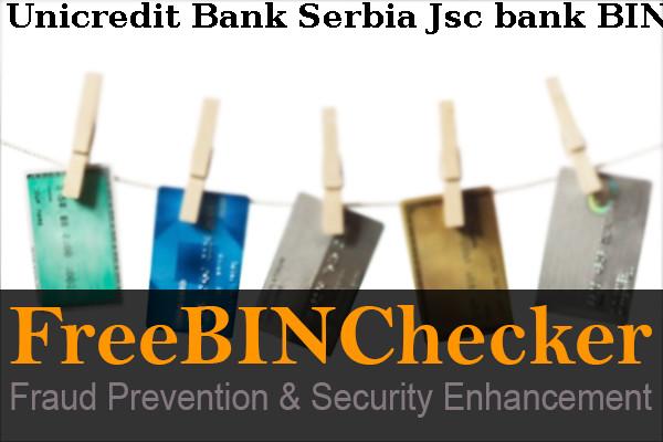 Unicredit Bank Serbia Jsc Lista de BIN