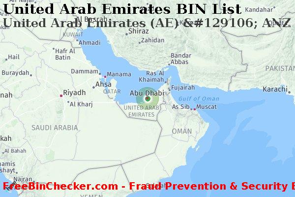 United Arab Emirates United+Arab+Emirates+%28AE%29+%26%23129106%3B+ANZ+BANK%2C+LTD. BIN List