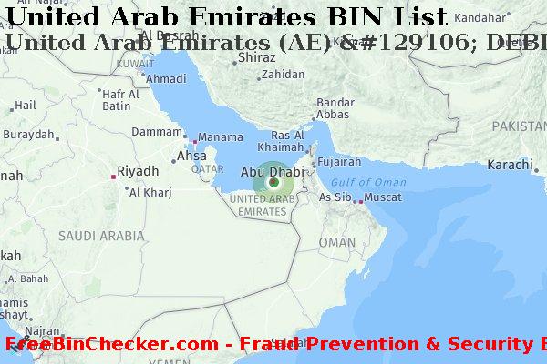 United Arab Emirates United+Arab+Emirates+%28AE%29+%26%23129106%3B+DEBIT+OTHER+2+EMBOSSED+card BIN List
