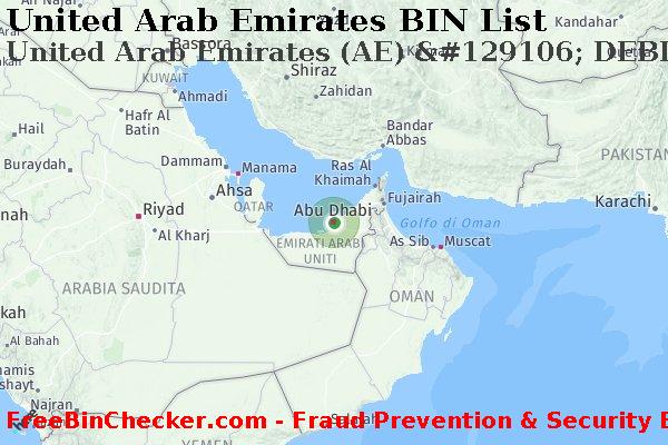 United Arab Emirates United+Arab+Emirates+%28AE%29+%26%23129106%3B+DEBIT+OTHER+2+EMBOSSED+scheda Lista BIN