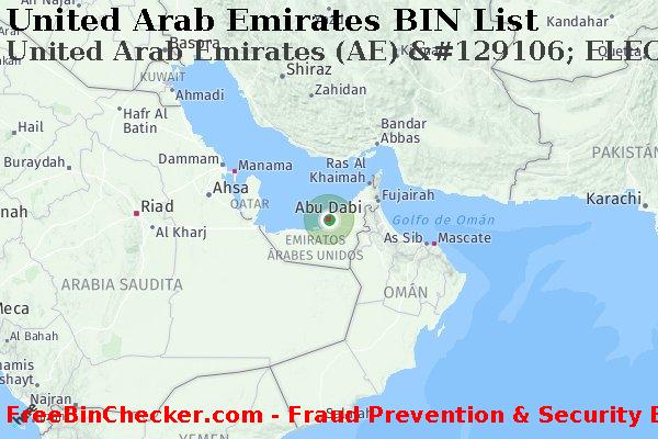 United Arab Emirates United+Arab+Emirates+%28AE%29+%26%23129106%3B+ELECTRON+tarjeta Lista de BIN