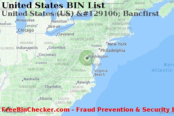 United States United+States+%28US%29+%26%23129106%3B+Bancfirst BIN Danh sách