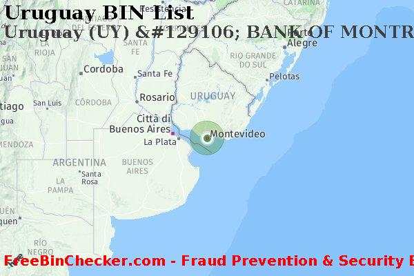 Uruguay Uruguay+%28UY%29+%26%23129106%3B+BANK+OF+MONTREAL Lista BIN