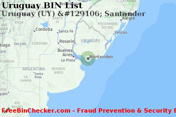 Uruguay Uruguay+%28UY%29+%26%23129106%3B+Santander BIN List