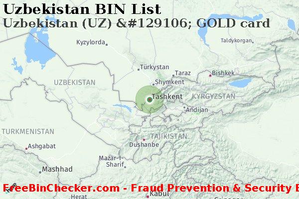 Uzbekistan Uzbekistan+%28UZ%29+%26%23129106%3B+GOLD+card BIN List