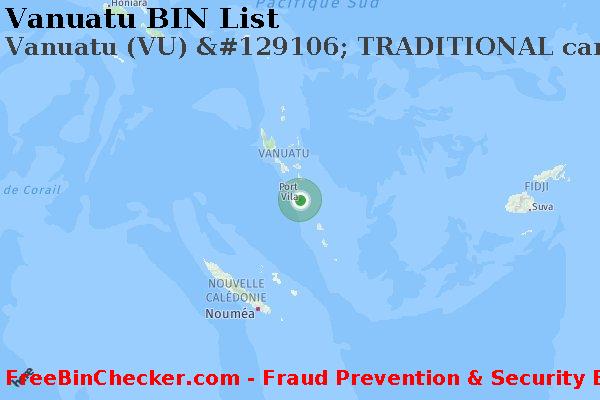 Vanuatu Vanuatu+%28VU%29+%26%23129106%3B+TRADITIONAL+carte BIN Liste 
