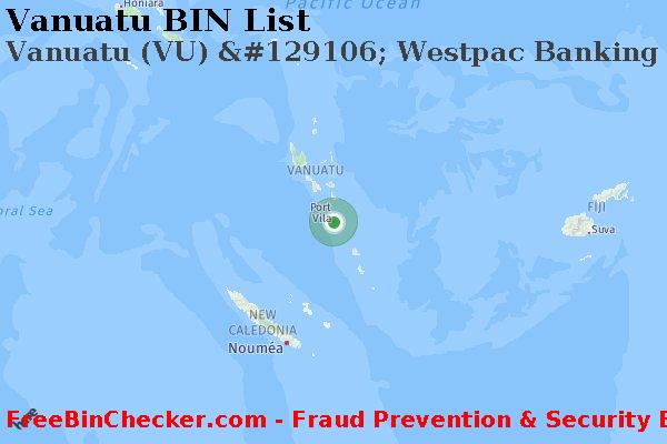 Vanuatu Vanuatu+%28VU%29+%26%23129106%3B+Westpac+Banking+Corporation BIN List