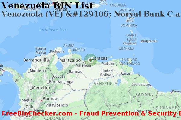 Venezuela Venezuela+%28VE%29+%26%23129106%3B+Norval+Bank+C.a.+Banco+Univers.a.l. BIN 목록