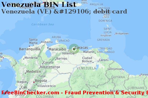 Venezuela Venezuela+%28VE%29+%26%23129106%3B+debit+card BIN Lijst