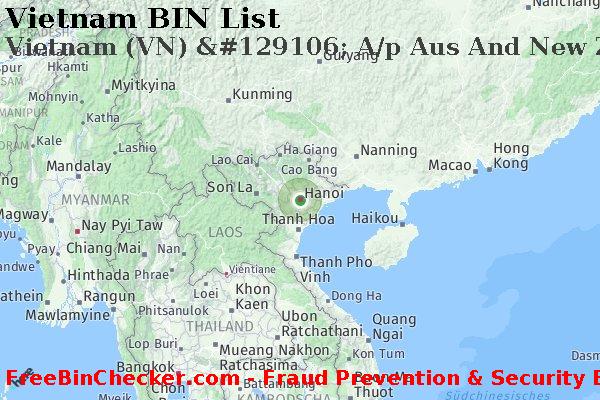 Vietnam Vietnam+%28VN%29+%26%23129106%3B+A%2Fp+Aus+And+New+Zealand+Banking+Group%2C+Ltd. BIN-Liste