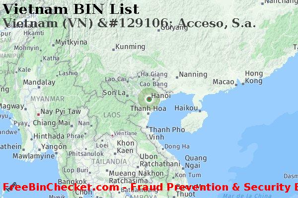Vietnam Vietnam+%28VN%29+%26%23129106%3B+Acceso%2C+S.a. Lista de BIN