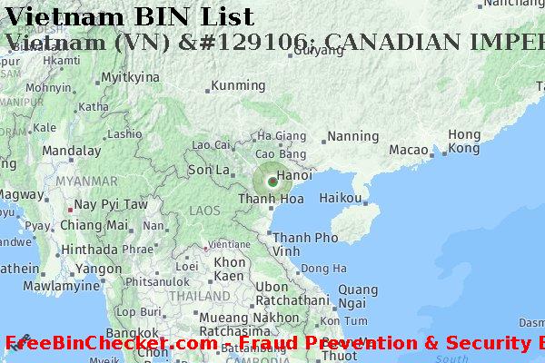 Vietnam Vietnam+%28VN%29+%26%23129106%3B+CANADIAN+IMPERIAL+BANK+OF+COMMERCE BIN Lijst