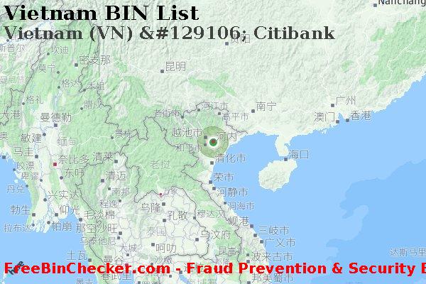 Vietnam Vietnam+%28VN%29+%26%23129106%3B+Citibank BIN列表