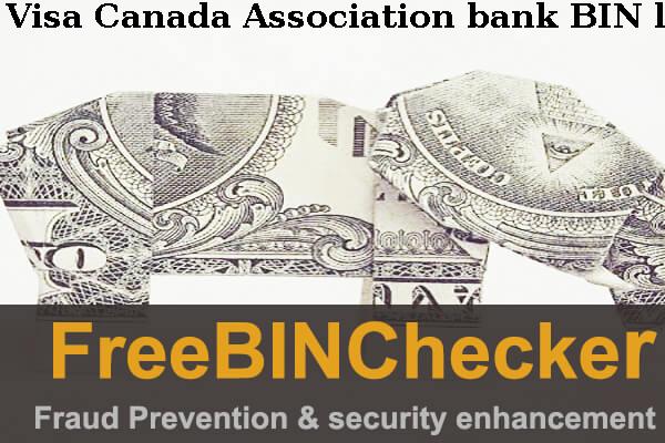 Visa Canada Association BIN Dhaftar