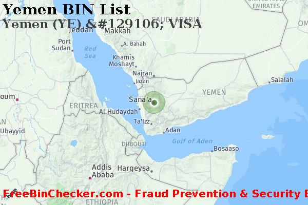 Yemen Yemen+%28YE%29+%26%23129106%3B+VISA BIN Danh sách