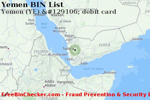 Yemen Yemen+%28YE%29+%26%23129106%3B+debit+card BIN List
