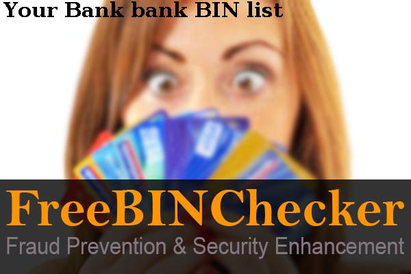 Your Bank BIN List