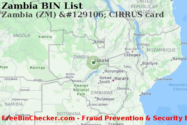 Zambia Zambia+%28ZM%29+%26%23129106%3B+CIRRUS+card BIN List