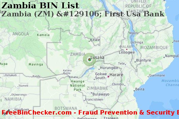 Zambia Zambia+%28ZM%29+%26%23129106%3B+First+Usa+Bank BIN List