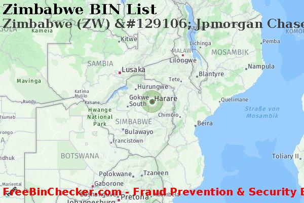 Zimbabwe Zimbabwe+%28ZW%29+%26%23129106%3B+Jpmorgan+Chase+Bank%2C+N.a. BIN-Liste