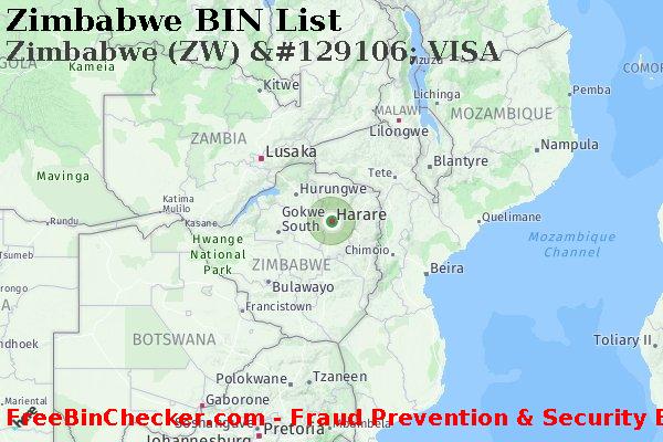 Zimbabwe Zimbabwe+%28ZW%29+%26%23129106%3B+VISA BIN Dhaftar