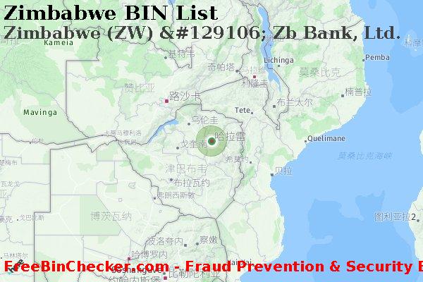Zimbabwe Zimbabwe+%28ZW%29+%26%23129106%3B+Zb+Bank%2C+Ltd. BIN列表